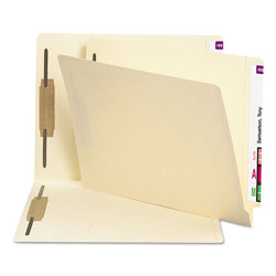 Smead Manila End Tab 2-Fastener Folders with Reinforced Tabs, 0.75 in Expansion, Straight Tab, Letter Size, 11 pt. Manila, 250/Box