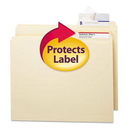 Smead Seal & View File Folder Label Protector, Clear Laminate, 3-1/2x1-11/16, 100/Pack