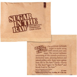SugarIn The Raw Natural Cane Sugar - Packet - 0 lb (0.2 oz) - Cane Sugar Flavor - Natural Sweetener - 400/Carton