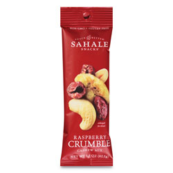 Sahale Snacks Glazed Mixes, Raspberry Crumble Cashew Trail Mix, 1.5 oz Pouch, 18/Carton