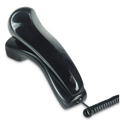 Softalk Standard Telephone Shoulder Rest, 2-5/8W x 7-1/2D x 2-1/4L, Black (SOF101)