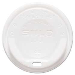 Solo Gourmet Hot Cup Lids, For Trophy Plus Cups, 12-20 oz, White, 1500/Carton (SCCLGXW2)
