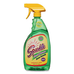 Sparkle Green Formula Glass Cleaner, 33.8 oz Bottle