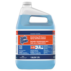 Spic and Span Professional Disinfecting All Purpose Spray & Glass Concentrate, 1 Gallon, 2/Case (PGC32538)