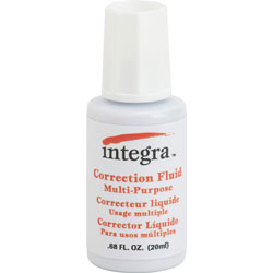 Sparco Integra Multipurpose Correction Fluid, 22 ml, White