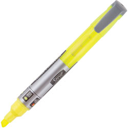 So-Mine Serve Jumbo Liquid Highlighter - Chisel Marker Point Style - Fluorescent Yellow Pigment-based, Liquid Ink