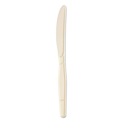 Dixie SmartStock Plastic Cutlery Refill, Knives, 7 in, Series-O Mediumweight Bio-Blend Beige, 40/Pack, 24 Packs/Carton