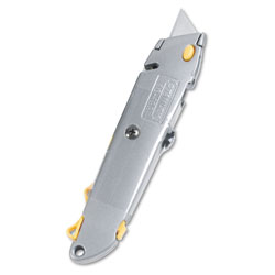 Stanley Bostitch Quick-Change Utility Knife w/Retractable Blade & Twine Cutter, Gray (BOS10499BX)