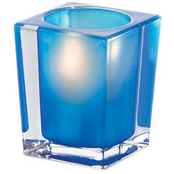 Sterno Signature Flameless Candle Holder, Blue