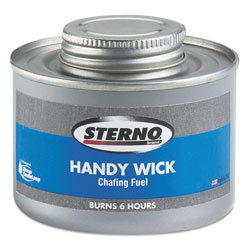 Sterno Handy Wick Chafing Fuel, Can, Methanol, Six-Hour Burn, 24/Carton