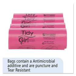 Stout Feminine Hygiene Sanitary Disposal Bags, 4" x 10", Natural, 600/Carton (STOTGUF)