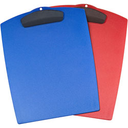 Storex Plastic Clipboard, 25 Sheets, Ast