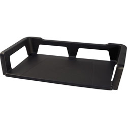 Storex Letter Tray, Impact-Resistant, 9-1/4 inW x 3 inL x 15 inH, Black