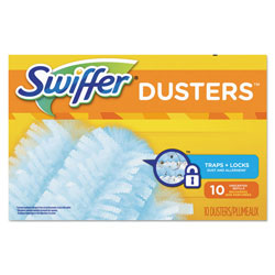 Swiffer Dust Lock Fiber Refill Dusters, Unscented, 10 Per Box, 4/Case, 40 Total