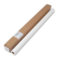 Tablemate Table Set Plastic Banquet Roll, Table Cover, 40 in x 100ft, White