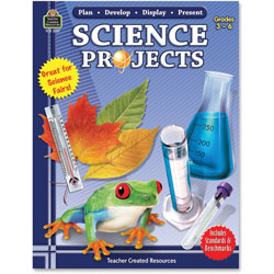 Teacher Created Resources Science Projects Book, Gr 3-6, Multi