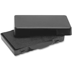 Trodat E4850L Replacement Ink Pad - 1 - Black Ink - Plastic