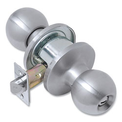 Tell® Light Duty Commercial Privacy Knob Lockset, Stainless Steel Finish