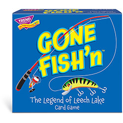 Trend Enterprises Gone Fish'n Card Game - Mystery - 2 to 4 Players