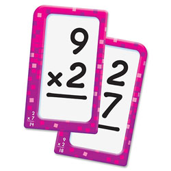Trend Enterprises Multiplication Flash Cards, 3-1/8 in x 5-1/4 in, 56CDs, Multi