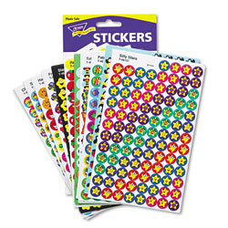 Trend Enterprises SuperSpots and SuperShapes Sticker Variety Packs, Assorted Designs, 5,100/Pack