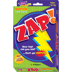 Trend Enterprises Zap Math Card Game for Ages 7 and Up