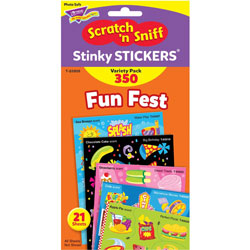 Trend Enterprises Stinky Stickers Variety Pack, Mixed Shapes, 350/Pack