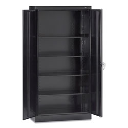 Tennsco 72 in High Standard Cabinet (Assembled), 36 x 18 x 72, Black