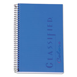 TOPS Color Notebooks, 1 Subject, Narrow Rule, Indigo Blue Cover, 8.5 x 5.5, 100 White Sheets