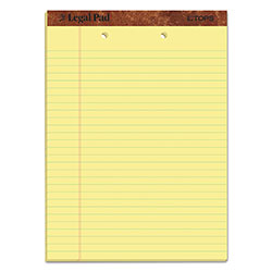 TOPS  inThe Legal Pad in Ruled Pads, Wide/Legal Rule, 8.5 x 11.75, Canary, 50 Sheets, Dozen