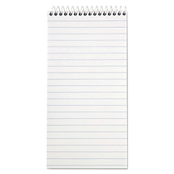 TOPS Reporter’s Notebook, Wide/Legal Rule, White Cover, 4 x 8, 70 Sheets, 12/Pack