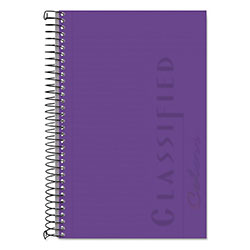 TOPS Color Notebooks, 1 Subject, Narrow Rule, Orchid Cover, 8.5 x 5.5, 100 Orchid Sheets