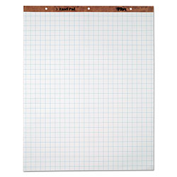 TOPS Easel Pads, Quadrille Rule (1 sq/in), 50 White 27 x 34 Sheets, 4/Carton (TOP7900)