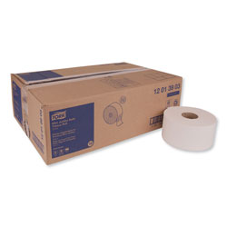 Tork Advanced Jumbo Bath Tissue, Septic Safe, 1-Ply, White, 3.48" x 1200 ft ,12 Rolls/Carton (TRK12013903)