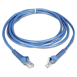 Tripp Lite Cat6 Gigabit Snagless Molded Patch Cable, RJ45 (M/M), 14 ft., Blue (TRPN201014BL)