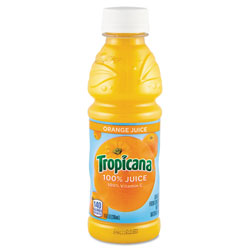 Tropicana® 100% Juice, Orange, 10oz Bottle, 24/Carton (QKR55154)
