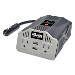 Tripp Lite PowerVerter Ultra-Compact Car Inverter, 400W, 2 AC/2 USB, 3.1A