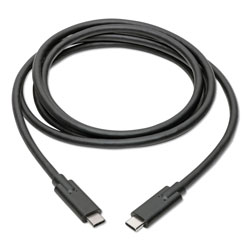 Tripp Lite USB 3.1 Gen 1 (5 Gbps) Cable, USB Type-C (USB-C) to USB Type-C (M/M), 5A, 6 ft