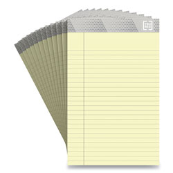 TRU RED™ Notepads, Narrow Rule, Canary Sheets, 5 x 8, 50 Sheets, 12/Pack
