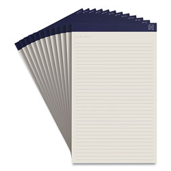TRU RED™ Notepads, Wide/Legal Rule, Ivory Sheets, 8.5 x 14, 50 Sheets, 12/Pack
