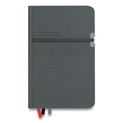 TRU RED™ Medium Mastery Journal, Narrow Rule, Charcoal Cover, 5 x 8, 192 Sheets