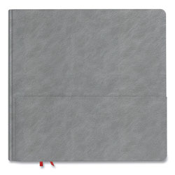 TRU RED™ Square Explore Journal, Dotted Rule, Gray Cover, 8 x 8, 192 Sheets