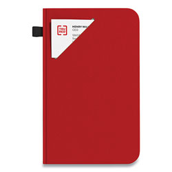 TRU RED™ Medium Starter Journal, Narrow Rule, Red Cover, 5 x 8, 192 Sheets