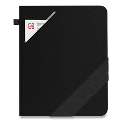 TRU RED™ Large Starter Journal, Narrow Rule, Black Cover, 8 x 10, 192 Sheets