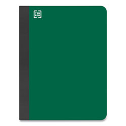 TRU RED™ Premium Composition Notebook, Medium/College Rule, Green Cover, 9.75 x 7.5, 100 Sheets
