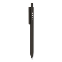 TRU RED™ Ballpoint Retractable Pen, Medium Point, 1 mm, Black Ink, Black Barrel, Dozen