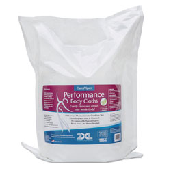 2XL Performance Body Cloths, 7 x 8 1/2, White, 700/Pack, 4 Pack/Carton
