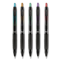 Uni-Ball 207 BLX Series Gel Pen, Retractable, Medium 0.7 mm, Assorted Ink and Barrel Colors, 4/Pack