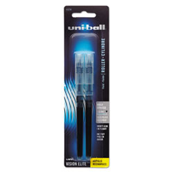 Uni-Ball Refill for uni-ball Vision Elite Roller Ball Pens, Bold Point, Assorted Ink Colors, 2/Pack