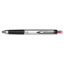 Uni-Ball 207 Impact Retractable Gel Pen, Bold 1mm, Red Ink, Black/Red Barrel